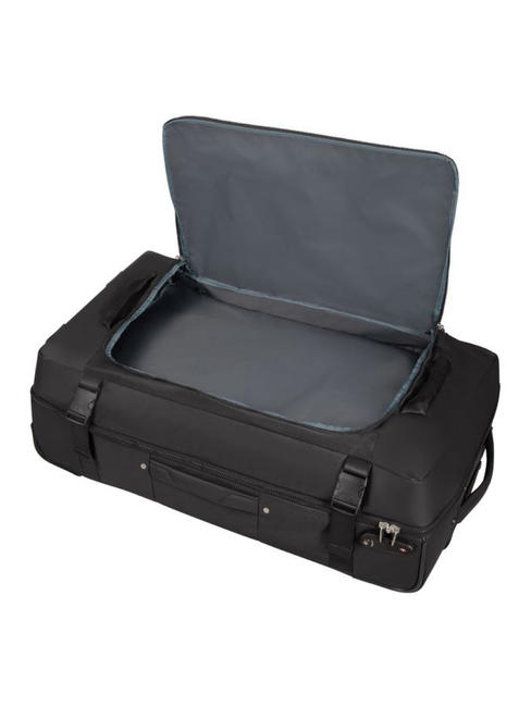 MIDTOWN midtown trolley borsone con ruote 79/29  Duffle bag with trolley 79/29 BLACK - Semi-rigid Trolley Cases