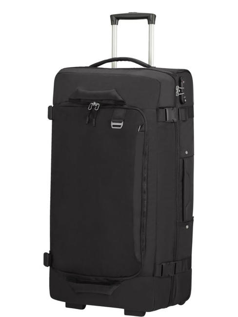 MIDTOWN midtown trolley borsone con ruote 79/29  Duffle bag with trolley 79/29 BLACK - Semi-rigid Trolley Cases