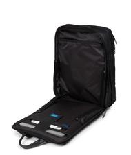 PIQUADRO TRAKAI Expandable fastcheck backpack, 15.6 "pc holder Black - Laptop backpacks - 5
