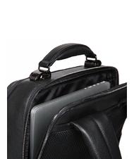 PIQUADRO MODUS SPECIAL Leather backpack for PC15.6 " Black - Laptop backpacks - 5