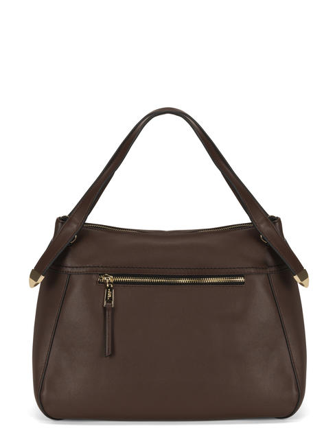 POLLICINO Bag with leather shoulder strap BROWN - Women&rsquo;s Bags