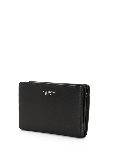 BASIC Medium leather wallet Black - Women&rsquo;s Wallets