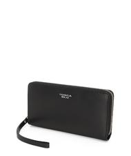 TOSCA BLU BASIC Large zip around wallet in leather Black - Women&rsquo;s Wallets - 3