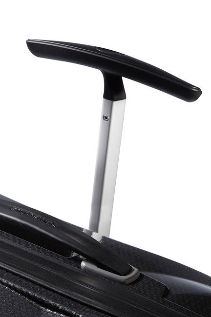 trolley case LITE-SHOCK line; medium size; ultralight BLACK - Rigid Trolley Cases