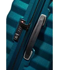 SAMSONITE trolley case LITE-SHOCK line; L size; ultralight petrolblue - Rigid Trolley Cases - 7