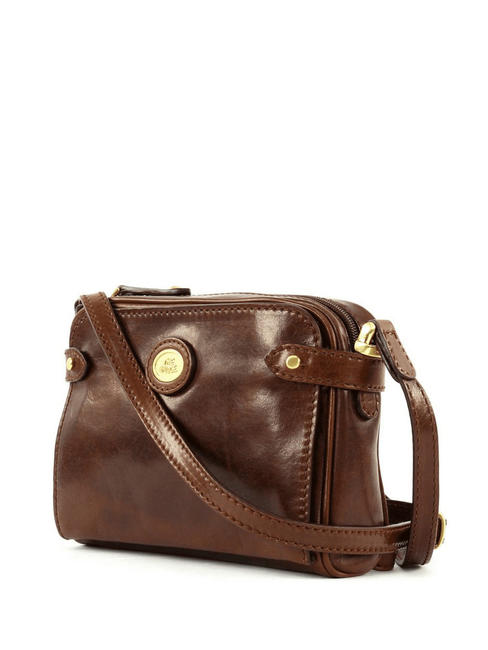 STORY Shoulder mini bag in leather BROWN - Women’s Bags
