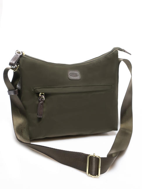 X-BAG S shoulder bag olive / dark brown - Women’s Bags