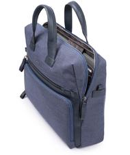 PIQUADRO folder TIROS, in recycled polyester blue - Work Briefcases - 5