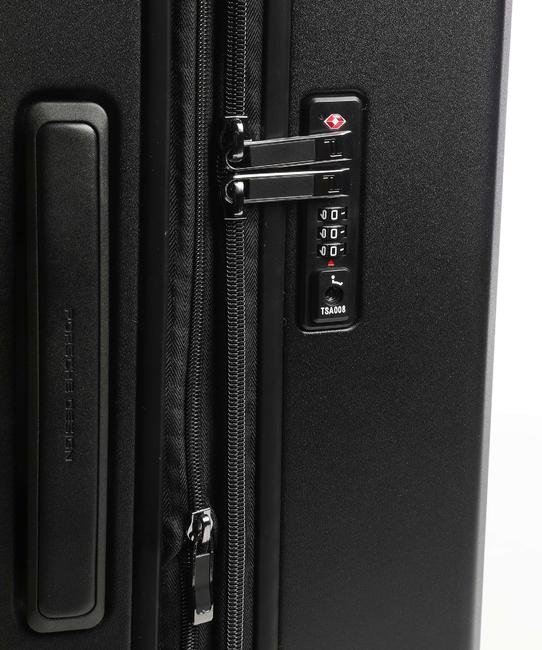 ROADSTER Medium trolley, expandable Black - Rigid Trolley Cases