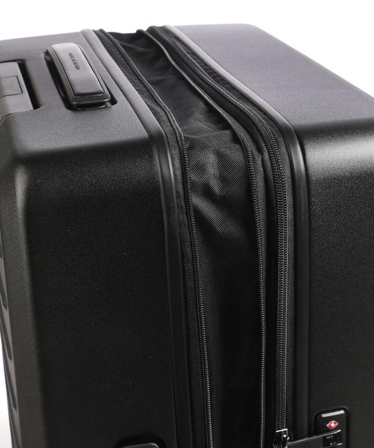 ROADSTER Medium trolley, expandable Black - Rigid Trolley Cases