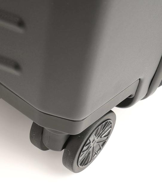 ROADSTER Medium trolley, expandable Black - Rigid Trolley Cases