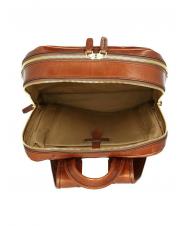 THE BRIDGE VESPUCCI Leather laptop backpack BROWN - Laptop backpacks - 4