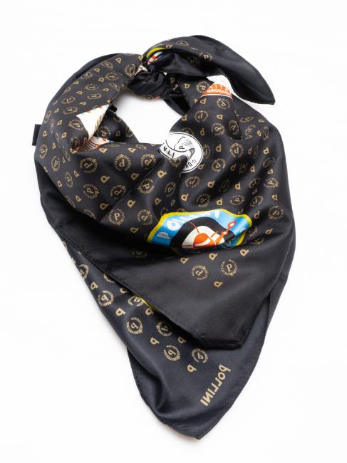PATCH Printed foulard Black - Scarves
