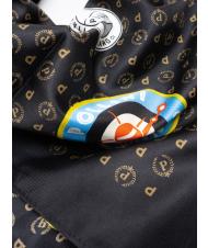 POLLINI PATCH Printed foulard Black - Scarves - 3