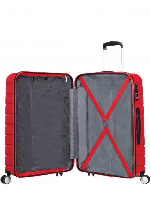 SMARTFLY 24IN Medium Trolley red - Rigid Trolley Cases