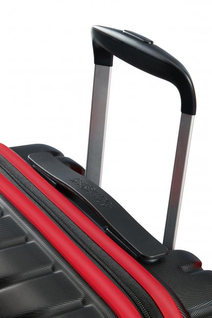 SMARTFLY 24IN Medium Spinner Trolley black - Rigid Trolley Cases