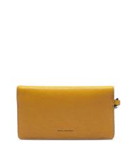 PIQUADRO BLACK SQUARE Clutch bag with cuff, in leather - Tablet holder& Organizer