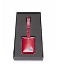 PIQUADRO CAMPIONARIO - BLUE SQUARE Address tag RED - Travel Accessories - 3