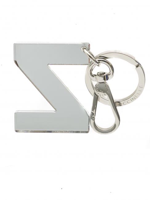LETTERA Z Plexiglass and metal key ring SILVER - Key holders