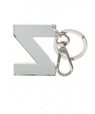 COCCINELLE LETTERA Z Plexiglass and metal key ring SILVER - Key holders - 2