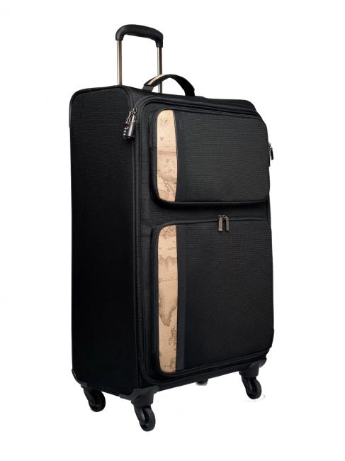 WORK WAY Large Trolley Black - Semi-rigid Trolley Cases