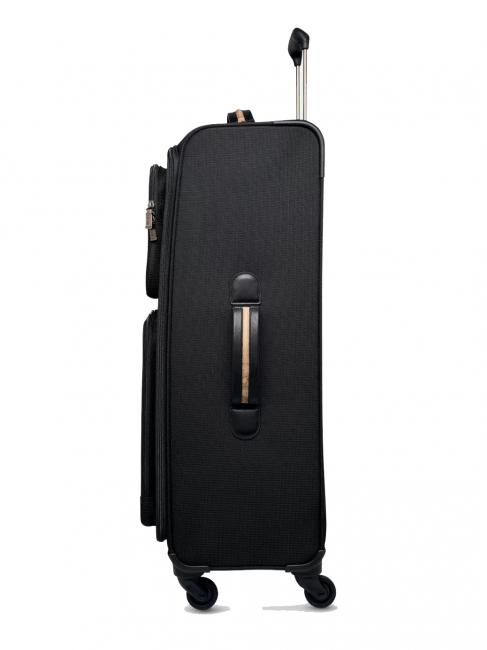 WORK WAY Large Trolley Black - Semi-rigid Trolley Cases