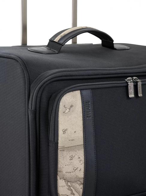 WORK WAY Large Trolley Black - Semi-rigid Trolley Cases