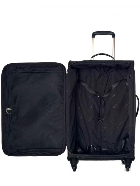 WORK WAY Medium Trolley Black - Semi-rigid Trolley Cases