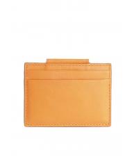 PIQUADRO URBAN Credit card holder in leather ORANGE - Men’s Wallets - 2