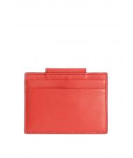 PIQUADRO URBAN Credit card holder in leather RED - Men&rsquo;s Wallets - 2