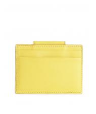 PIQUADRO URBAN Credit card holder in leather Yellow - Men&rsquo;s Wallets - 2