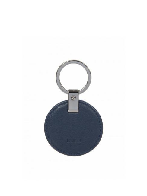CIRCLE Leather keychain blue - Key holders