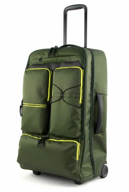 OTELLO Medium trolley bag GREEN - Semi-rigid Trolley Cases
