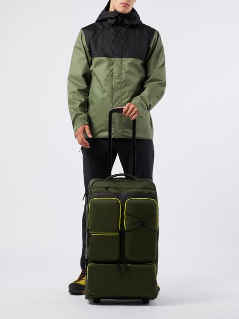 OTELLO Medium trolley bag GREEN - Semi-rigid Trolley Cases
