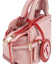 TRUSSARDI GITA Bicolor Hand micro bag with shoulder strap pink candy / red - Women&rsquo;s Bags - 4