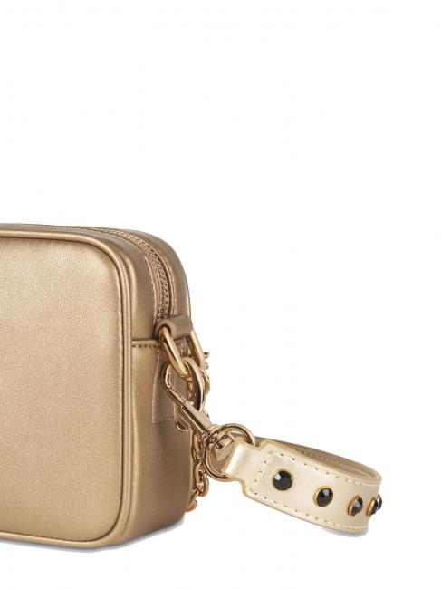 Tracolla per borsa con borchie strass  gold - Accessories for bags