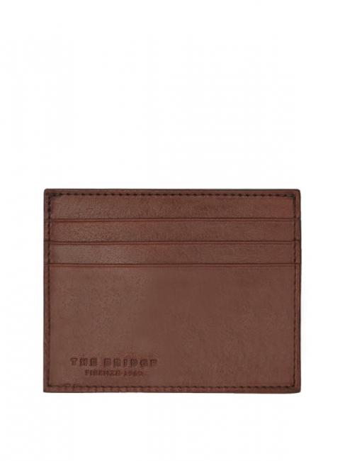 STORY Flat leather card holder BROWN - Men’s Wallets