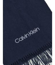 CALVIN KLEIN BASIC WOVEN Wool scarf ck navy - Scarves - 3