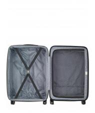 DELSEY AIR ARMOUR Medium Spinner Trolley, Expandable black - Rigid Trolley Cases - 2