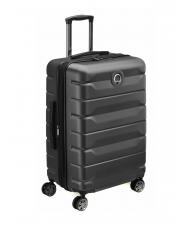 DELSEY AIR ARMOUR Medium Spinner Trolley, Expandable black - Rigid Trolley Cases - 3