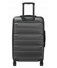 DELSEY AIR ARMOUR Medium Spinner Trolley, Expandable black - Rigid Trolley Cases - 4