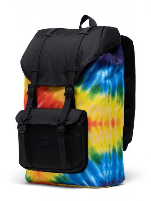 backpack Model LITTLE AMERICA MID VOLUME, 13 "PC holder rainbow tie dye - Backpacks & School and Leisure