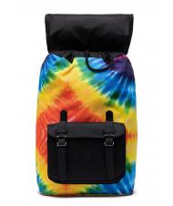 HERSCHEL backpack Model LITTLE AMERICA MID VOLUME, 13 "PC holder rainbow tie dye - Backpacks & School and Leisure - 3