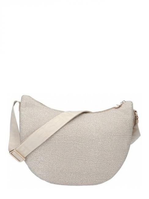 LUNA BAG MIDDLE ECO LINE LUNA Shoulder bag in jet fabric op sand - Women&rsquo;s Bags