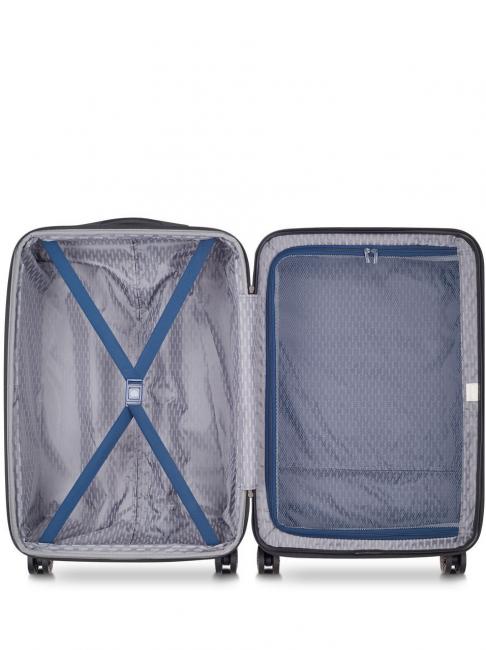 AIR ARMOUR Medium Spinner Trolley, Expandable night blue - Rigid Trolley Cases