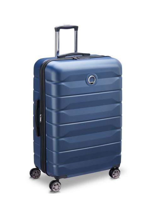 AIR ARMOUR Large size trolley, expandable night blue - Rigid Trolley Cases