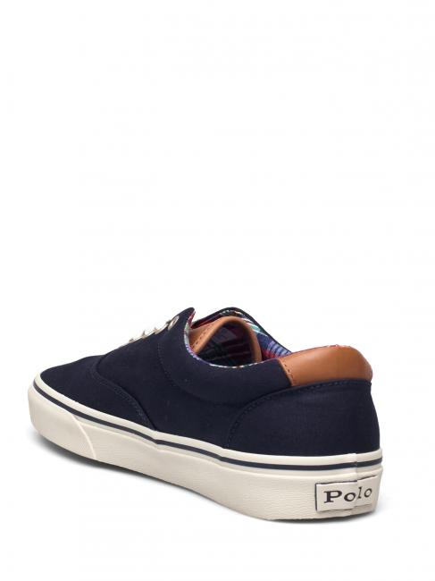 KEATON PONY Canvas sneaker hunter navy / madras - Women’s shoes