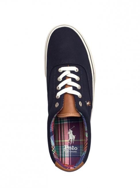 KEATON PONY Canvas sneaker hunter navy / madras - Women’s shoes