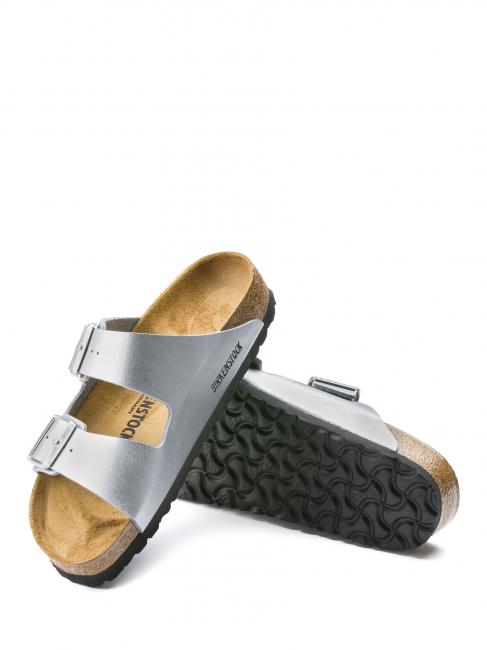 ARIZONA BIRKO-FLOR Slipper sandal silver - Women’s shoes