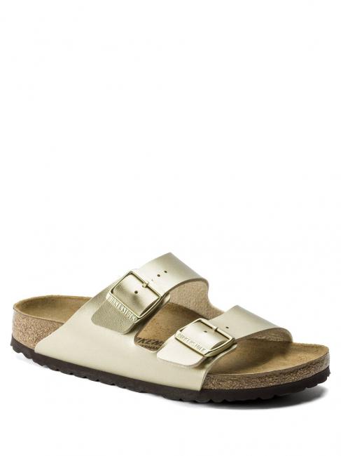 ARIZONA BIRKO-FLOR Slipper sandal gold - Unisex shoes